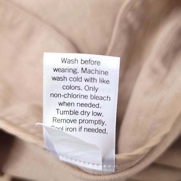 Nine West Pants Womens 2X Cropped Pull On Wide Leg  Dress Beige Plus - Picture 9 of 10